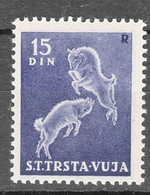 Triest Zone B STT Vujna 1950 Mi#42, Sassone#29 Mint Hinged - Nuevos