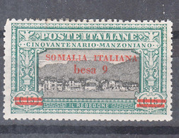 Italy Colonies Somalia 1924 Manzoni Sassone#56 Mint Hinged - Somalia