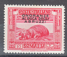 Italy Colonies Somalia 1934 Pictorial Abruzzi Sassone#190 Mint Hinged - Somalië