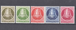 Germany West Berlin 1951 Mi#82-86 Mint Hinged (falz) - Unused Stamps