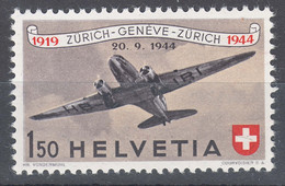 Switzerland 1944 Airmail Mi#438 Mint Never Hinged - Nuovi