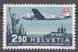 Switzerland 1947 Airmail Mi#479 Mint Never Hinged - Nuovi