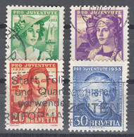 Switzerland 1933 Pro Juventute Mi#266-269 Used - Used Stamps