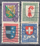Switzerland 1926 Pro Juventute Mi#218-221 Used - Used Stamps