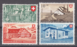 Switzerland 1946 Mi#471-474 Mint Never Hinged - Ungebraucht