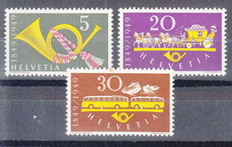 Switzerland 1949 Mi#519-521 Mint Never Hinged - Neufs