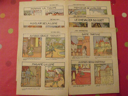 24 Devinettes En Images. 6 Feuillets. Chansons De France. Vers 1930. Lot 13 - Other & Unclassified