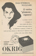 # CREME OKRIG 1950s Advert Pubblicità Publicitè Reklame Moisturizing Cream Creme Hydratante Protector - Unclassified