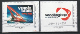 COLLECTOR MONTIMBRAMOI 2 Timbres VENDEE GLOBE 2020 Oblitérés - Collectors