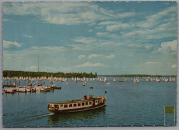 Berlin Wannsee - Mit Ausflugsdampfer Schiff Berlin Lankwitz Und Segelbooten - Wannsee