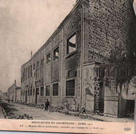 51 / REVOLUTION EN CHAMPAGNE 1911 /AY / MAISON DEUTZ GELDERMANN INCENDIEE - Ay En Champagne