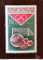 HAUTE VOLTA Football. Soccer 1 Valeur  Dentelée émise En 1965 Neuf Sans Gomme - Nuevos