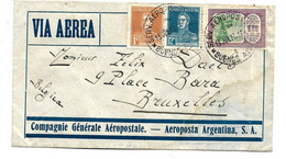 Arg193 / ARGENTINIEN -Luftpost Nach Belgien, Der Seltene Wert Zu P. 1.26, Nach Brüssel, Belgien - Lettres & Documents