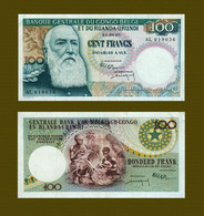 100 Francs  Congo Belge      01/09/60 - Bank Van Belgisch Kongo