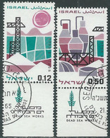 1965 ISRAELE USATO LAVORI PER IL MAR MORTO CON APPENDICE - RD40-6 - Gebruikt (met Tabs)