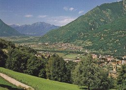 (A-ST344) - BELLINZONA (Canton Ticino) - Monte Carasso, Sementina E Piano Di Magadino Con Il Lago Maggiore - Magadino