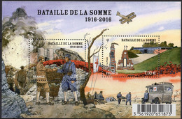 FRANCE 2016 - Bataille De La Somme, Croix Rouge - Feuillet 2 Val Neufs // Mnh - 1. Weltkrieg