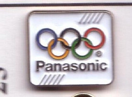 CC91 Pin's Albertville Jeux Olympiques Panasonic Photo Photographie Signé Proniport Achat Immédiat - Olympic Games