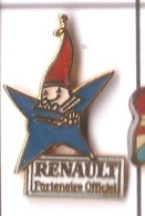 CC91 Pin's Albertville Jeux Olympiques Renault Logo Mascotte Signé Cojo 1991 Egf Achat Immédiat - Olympic Games