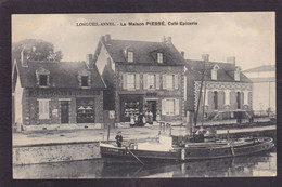 CPA [76] Seine Maritime > Longueil Annel Commerce Shop écrite - Andere & Zonder Classificatie