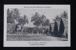 SALOMON - Carte Postale - Bougainville - La Place Du Village - L 82261 - Salomoninseln