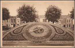 The Floral Clock, Weston-Super-Mare, 1935 - Photochrom Postcard - Weston-Super-Mare