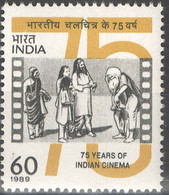 INDE: Cinema. Yvert N° 1024. ** MNH  75 Ans Du Cinema Indien - Cinéma