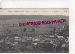 78 - CHEVREUSE - PANORAMA EST VUE DU CHATEAU DE LA MADELEINE - Chevreuse