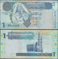 LIBYA - 1 Dinar ND (2004) P# 68b Africa Banknote - Edelweiss Coins - Libye