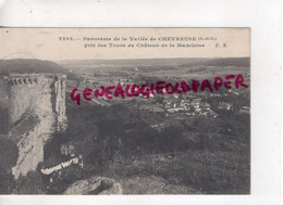 78 - CHEVREUSE - PANORAMA DE LA VALLEE PRIS DES TOURS DU CHATEAU DE LA MADELEINE - Chevreuse