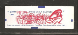 France, 2376-C12, Daté, Carnet Neuf **, Non Ouvert, TTB, Prise De La Bastille, Carnet ILLUSTRE, Carnet Liberté - Usados Corriente