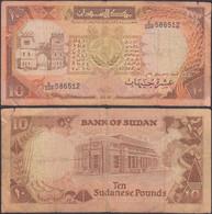 SUDAN - 10 Pounds 1990 P# 41c Africa Banknote - Edelweiss Coins - Sudan