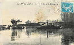 SAINT JEAN DE LOSNE - Entrée Du Canal De Bourgogne, Remorqueur Griffon. - Tugboats