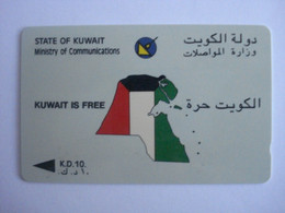 Carte De Koweïl ( Utilisée ). - Kuwait