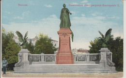 Vilna. Wilna. Vilnius. Le Monument De I"Imperatrice Catherine II. (2) - Lituanie