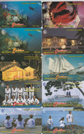 Cayman Islands, 10 Different Cards, 2 Scans - Iles Cayman