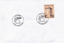 B01-241 2288 Tour Romaine Amay 3 Enveloppes Cachets Différents €4.5 - 1981-1990