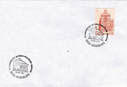 B01-241 2218 Wavre Hôtel De Ville 3 Enveloppes Cachets Différents €4.5 - 1981-1990