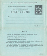 Chaplain 50c Noir Télégramme N°2531 Neuf - Pneumatische Post