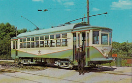 Kennebunkport Maine - Seashore Trolley Museum - Railway Streetcar - Unused - 2 Scans - Kennebunkport