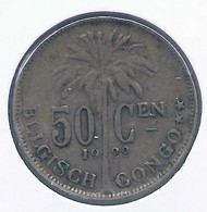 CONGO - ALBERT II * 50 Centiem 1922 Frans * Nr 10154 - 1910-1934: Albert I.