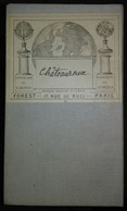 Ancienne Carte Entoilée De CHATEAUROUX Et Sa Région - Edition FOREST Révisée En 1904 Et 1907 - Mapas Topográficas