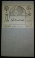 Ancienne Carte Entoilée De CHATEAUROUX Et Sa Région - Edition FOREST Révisée En 1904 Et 1907 - Topographical Maps