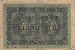 100 Mark 1914 Reichsbanknote VG/G (IV) - 100 Mark