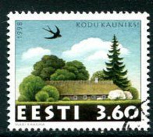 ESTONIA  1998 Traditional House Used  Michel 327 - Estonia