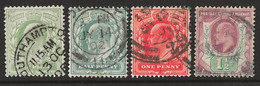 Y&T Edward VII Nrs 106/108 + 106a Used - Non Classificati