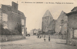 Le Horps 53 (3571) L'Eglise Et Le Calvaire - Le Horps