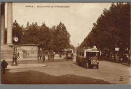 CPA 75 - Paris - Boulevard De La Madeleine - Autobus - Sonstige & Ohne Zuordnung