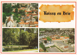 77 Roissy En Brie Carte 3 Vues CPM Cachet Roissy 1986 - Roissy En Brie