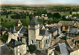 MONTBAZENS L'EGLISE LA PLACE VUE AERIENNE - Montbazens